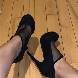 Jessica Simpson platform booties